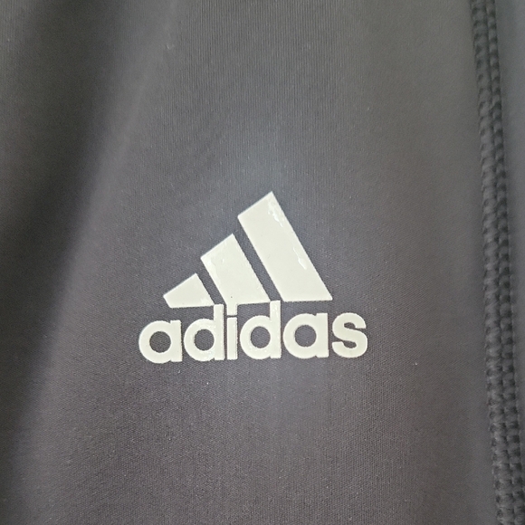 Adidas Black and White Athletic Shorts Size Small Booty Enhancing - Picture 3 of 8